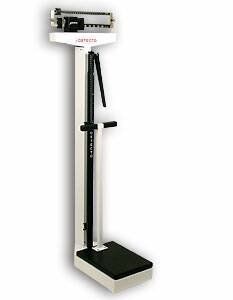Detecto - Column Scale with Height Rod Balance Beam Display 400 lbs. Capacity White Analog - 449