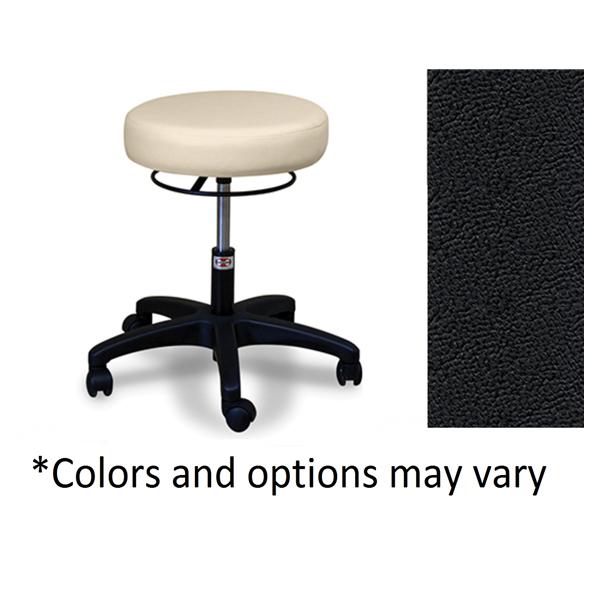 Hausmann Industries Stool Exam Economy Black 2" Casters 5 Leg Ea - 2157-707