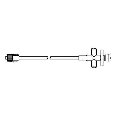 Smiths Medical - Extension Set 33 Inch Tubing 3.8 mL Priming Volume DEHP - MX253L