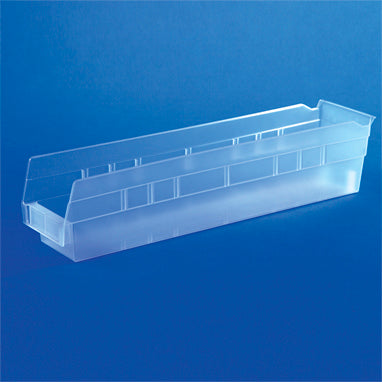 Shelf Plastic Bin Fits Neatly Inside Cart, 4x4x18