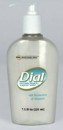 Lagasse Liquid Dial with Moisturizers Antimicrobial Soap Liquid 7.5 oz. Pump Bottle Woody Citrus Scent - DIA84024
