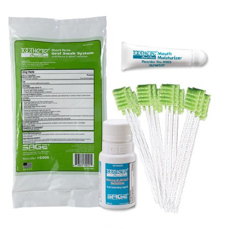 Sage Products Toothette Oral Swab Kit NonSterile - 6000