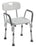 Drive Medical Shower Chair with Back and Removable Padded Arms