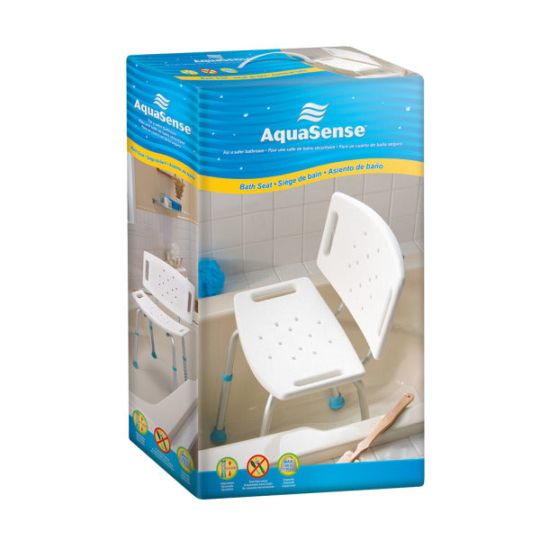 Drive Medical AquaSense Adjustable Bath Seat with Backrest