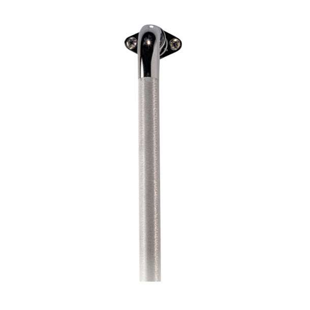 Drive Medical AquaSense Knurled Chrome Grab Bar with Rotating Flange