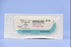 J & J Healthcare Systems Mersilene Suture with Needle Nonabsorbable Uncoated Green Suture Braided Polyester Size 10-0 12 Inch Suture Double-Armed 6.5 mm Length 3/8 Circle Spatula Needle - R770G
