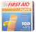 American White Cross - Adhesive Strip 1 X 3 Inch Plastic Rectangle Tan Sterile - 1090033