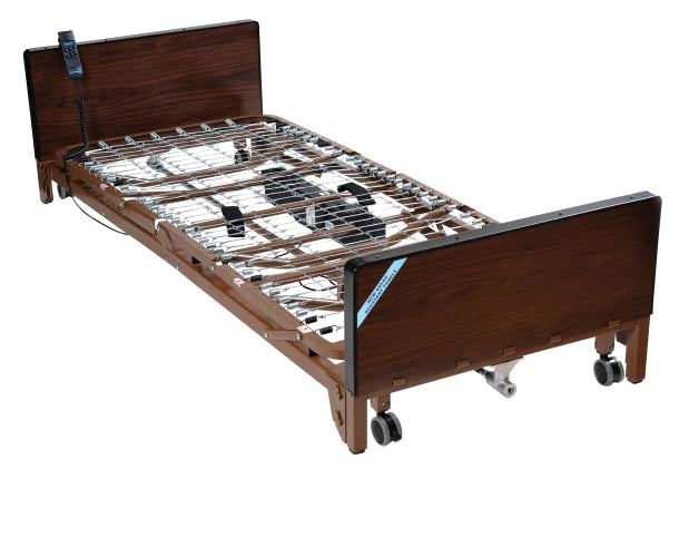 Delta Ultra-Light 1000 - Electric Bed Home Care Low 88 Inch Length Spring Deck 9-1/2 to 20 Inch Height Range - 15235BV-FR