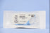 J & J Healthcare Systems Prolene Suture with Needle Nonabsorbable Uncoated Blue Suture Monofilament Polypropylene Suture Size 5-0 24 Inch Suture Double-Armed 17 mm Length 1/2 Circle Taper Point Needle - 8555H