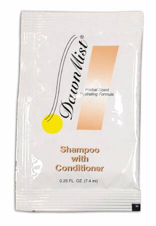 DawnMist - Shampoo and Conditioner 0.25 oz. Individual Packet Herbal Scent - PSC70