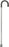 Drive Medical Round-Handle Aluminum Cane