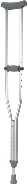 Drive Medical EZ Adjust Aluminum Crutches with Euro-Style Clip and Accessories