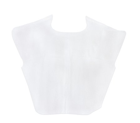 McKesson McKesson Exam Cape White Front / Back Opening Without Closure Unisex - 18-856