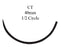 J & J Healthcare Systems Ethilon Suture with Needle Nonabsorbable Uncoated Black Suture Monofilament Nylon Size 0 48 Inch Suture 1-Needle 40 mm Length 1/2 Circle Taper Point Needle - L886T