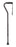 Drive Medical Airgo Comfort-Plus Aluminum Cane, Offset Handle