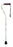 Drive Medical Airgo Comfort-Plus Aluminum Cane, Offset Handle