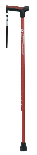 Drive Medical Airgo Comfort-Plus Aluminum Cane, Derby Handle