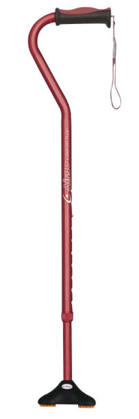 Drive Medical Airgo Comfort-Plus Cane with MiniQuad Ultra-stable Tip