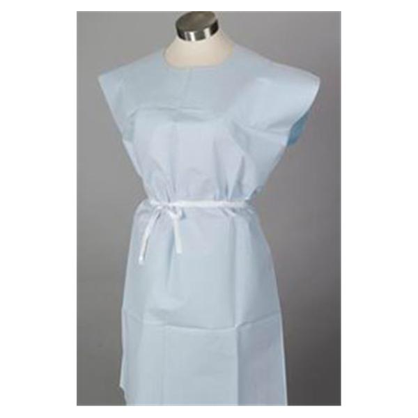 Tidi Products Gown Patient Encore 30 In X 42 In Blue 50/Case - 9810847