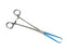 Bioteque Bioteque Tenaculum Forceps 9-1/2 Inch Surgical Grade Coated Stainless Steel NonSterile Ratchet Lock Finger Ring Handle Straight 1 X 1 Prongs - LZ108