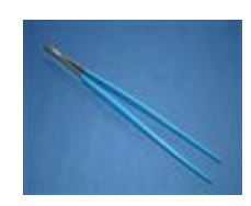 Bioteque Bioteque Dressing Forceps 8 Inch Surgical Grade Coated Stainless Steel NonSterile NonLocking Thumb Handle Straight - LZ101