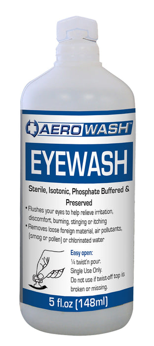 Bel-Art Products SOLUTION, EYEWASH AERO BUFFERED PH NEUTRALIZING 5OZ (3/PK) - 248820005