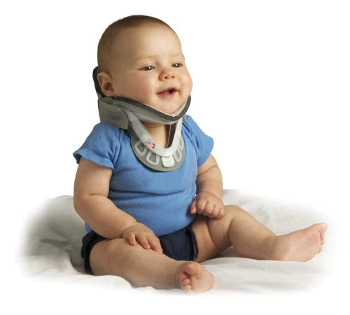 Aspen Pediatric - Rigid Cervical Collar Preformed Infant (9 to 24 Months) Size PD2 Two-Piece / Trachea Opening - 100278-000
