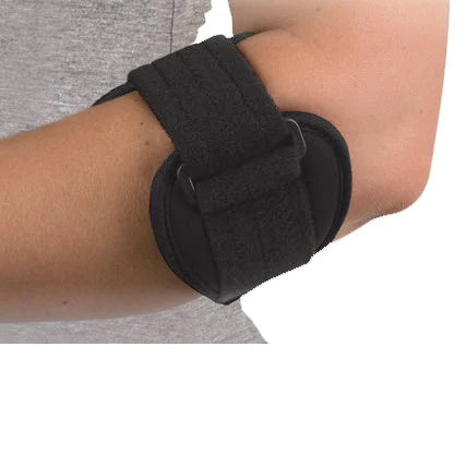 Breg - Elbow Support One Size Fits Most Tennis Elbow Left or Right Elbow Black - SA208000