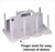 Bel-Art Products RACK, PLATE CONTACT 60PLACE 72MM - F18990-0000