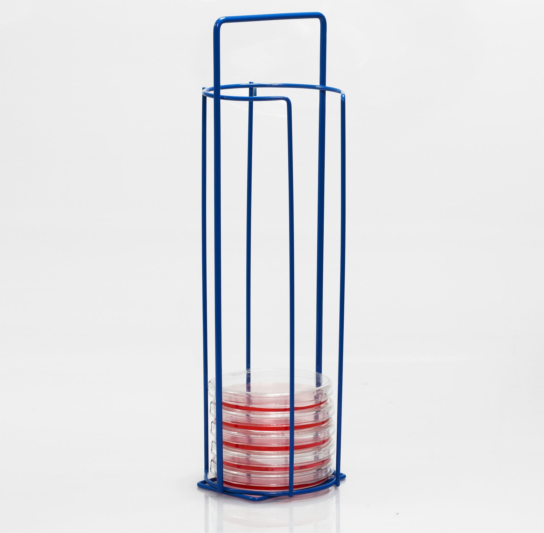Bel-Art Products Poxygrid Petri Dish Rack 4-1/4 X 4-1/4 X 14 Inch For Fifteen 20 X 100 mm Plastic Petri Dishes - 18978-0000