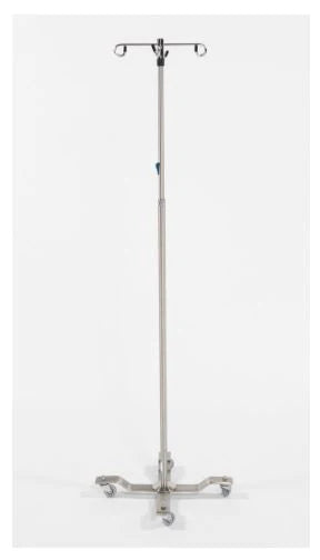 Blickman Built - IV Stand Floor Stand 4-Hook Four 2 Inch Swivel Casters - 0518889400