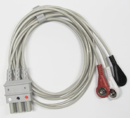 Bionet America 3-Lead ECG Cable For Multi-parameter Vital Signs Monitor - B-WIRE-SA