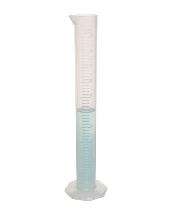 Bel-Art Products Graduated Cylinder Octagonal Base Polypropylene 100 mL - 284550000