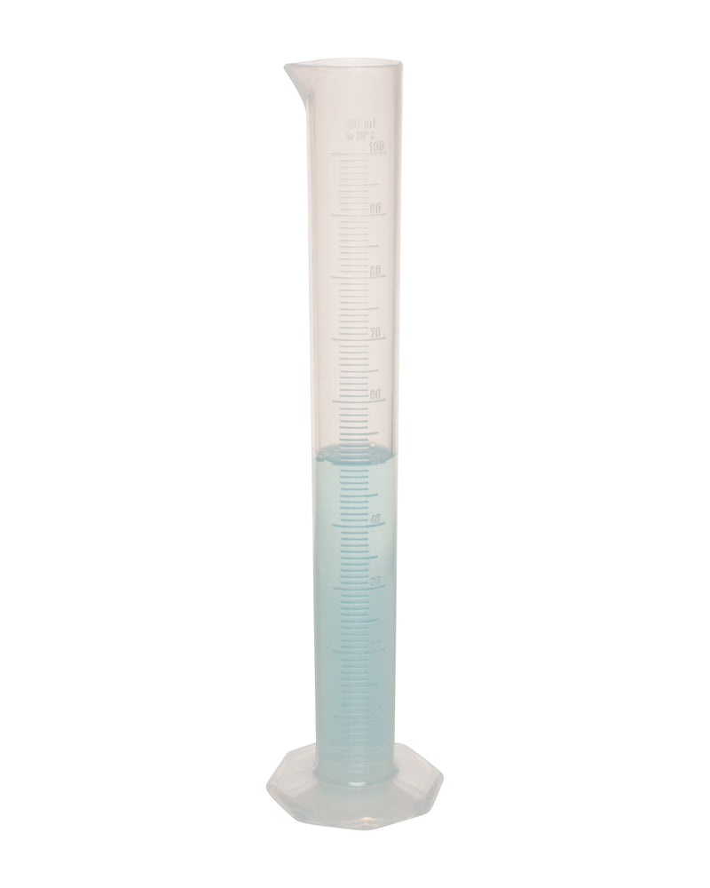 Bel-Art Products Graduated Cylinder Octagonal Base Polypropylene 100 mL - 284550000