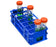 Bel-Art Products RACK, TEST TUBE BLU 30MM 21PLACE - F18747-0004