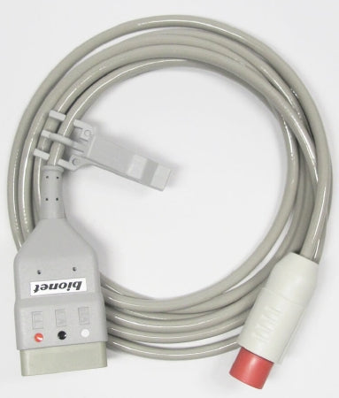 Bionet America ECG Extension Cable 3-Leads For Multi-parameter Vital Signs Monitor - B-CBL-N