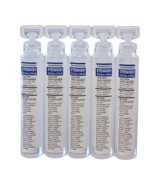 Bel-Art Products SOLUTION, EYEWASH AERO BUFFERED PH NEUTRALIZING 1/2OZ (5/PK) - 248820001