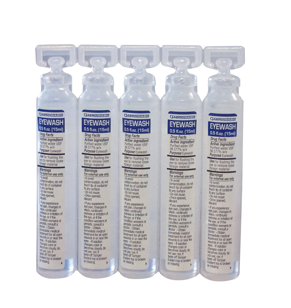 Bel-Art Products SOLUTION, EYEWASH AERO BUFFERED PH NEUTRALIZING 1/2OZ (5/PK) - 248820001