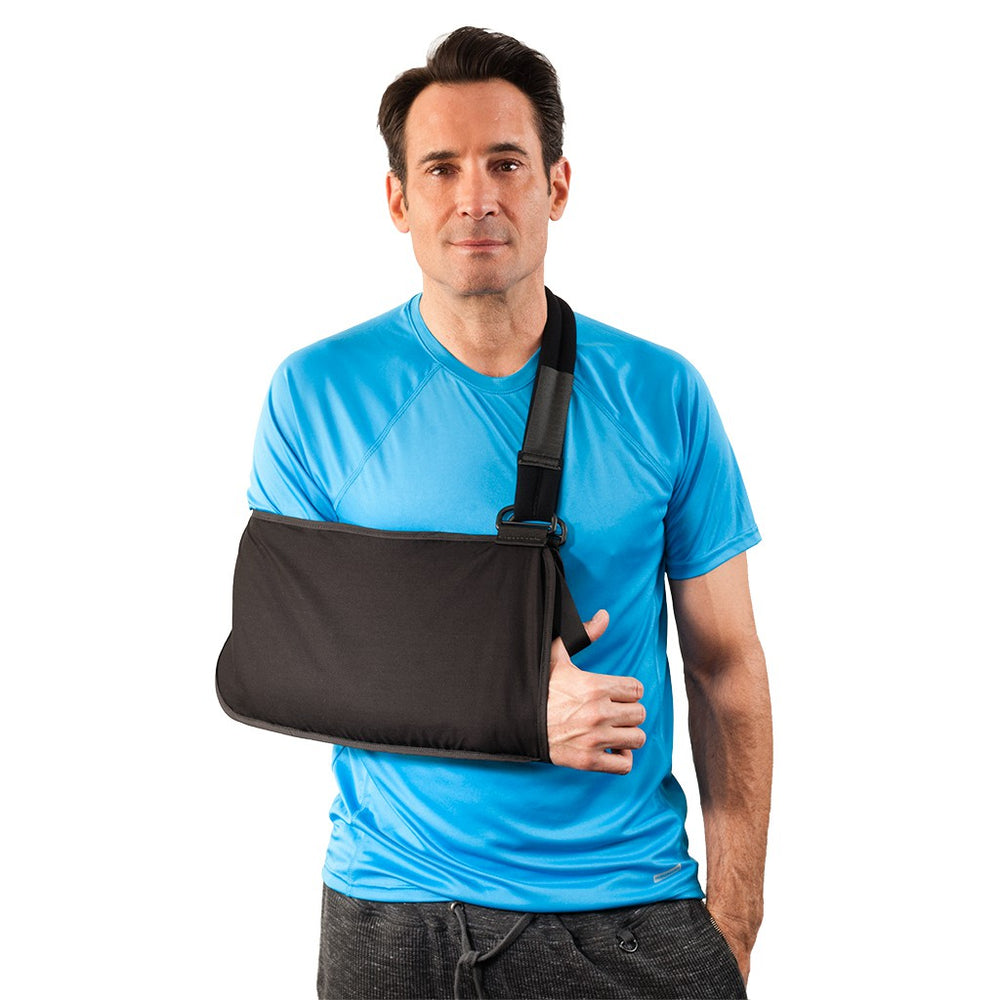 Breg Deluxe Shoulder Sling Shoulder Sling Medium Cotton D-Ring Strap Closure Left or Right Arm - VP20104-030