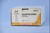 Ethibond - Suture with Needle Nonabsorbable Coated White Suture Braided Polyester Size 2 - 0 30 Inch Suture Double-Armed 17 mm Length 1/2 Circle Taper Point Needle - MX523