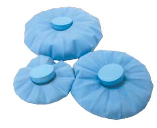 Mabis Healthcare - English Style Ice Bag General Purpose Medium 9 Inch Diameter Flocked Latex Reusable - 42-847-000