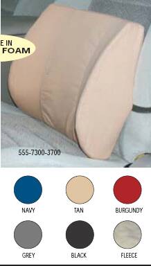 Mabis Healthcare Lumbar Support Cushion 14 W X 13 H Inch Foam - 555-7300-0300