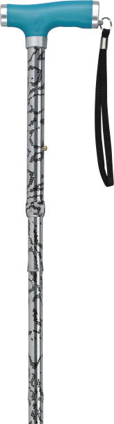 Drive Medical Folding Canes With Silicone Glow Grip Handle & Tip