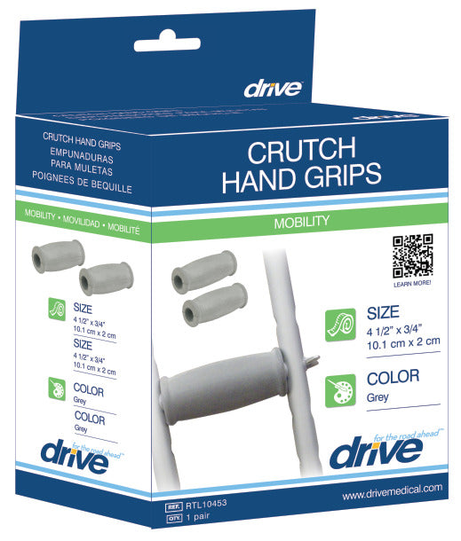 Drive Medical Crutch Hand Grips (closed style) (Crutches)