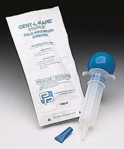 Gent-L-Kare - Irrigation Bulb Syringe 60 mL Disposable Sterile Plastic - 4090