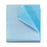 McKesson - Stretcher Sheet Flat Sheet 40 W X 90 L Inch Blue Polyback Airlaid Disposable - 18-939