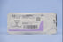 Coated Vicryl - Suture with Needle Absorbable Coated Violet Suture Braided Polyglactin 910 Size 8 - 0 12 Inch Suture Double-Armed 6.5 mm Length 3/8 Circle Spatula Needle - J599G