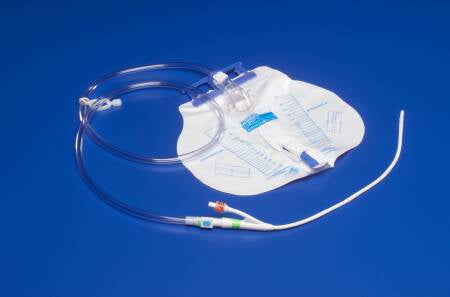 Cardinal Ultramer Indwelling Catheter Tray Foley 16 Fr. 5 cc Balloon Latex - 6014