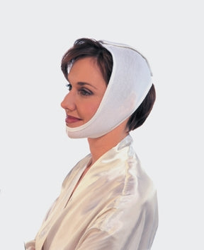 BSN Medical Jobst Facioplasty Elastic Support Large, Powernet Fabric White - 111827