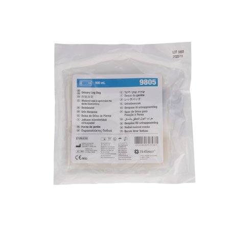 Hollister - Urinary Leg Bag Anti-Reflux Valve Sterile 900 mL Vinyl - 9805